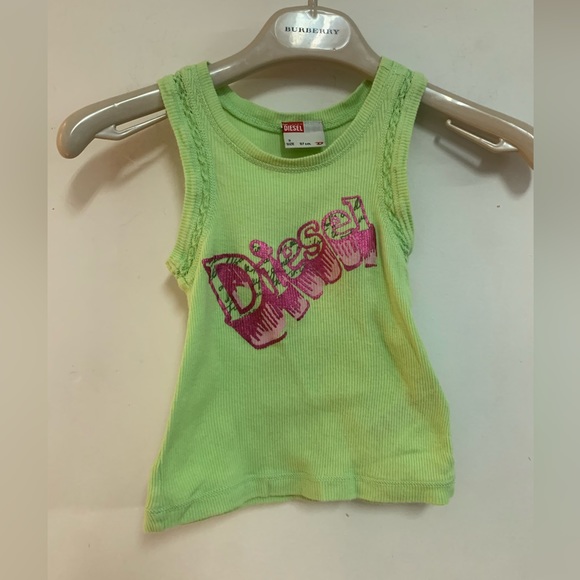 Diesel Toddler Ribbed Logo Tank - Picture 7 of 12
